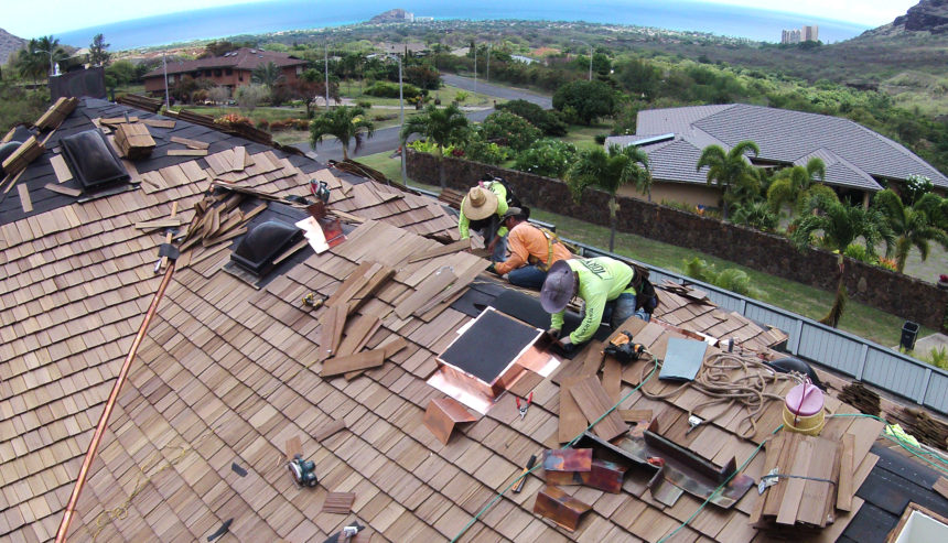 Tory's Roofing Specialist install roof with skill