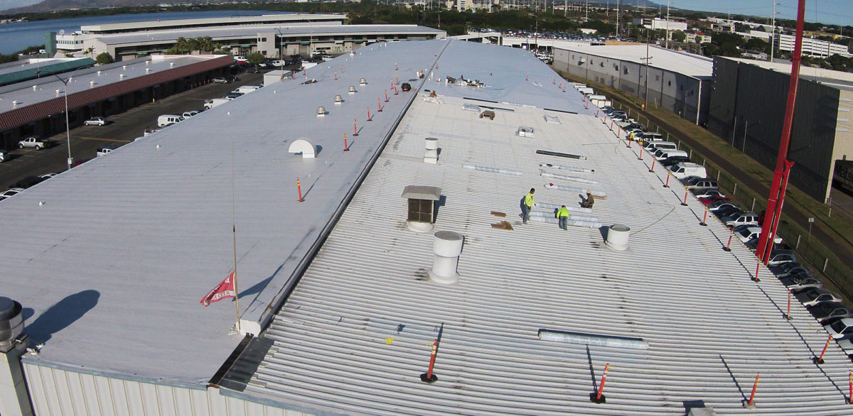 Harbor Front commercial roofing project