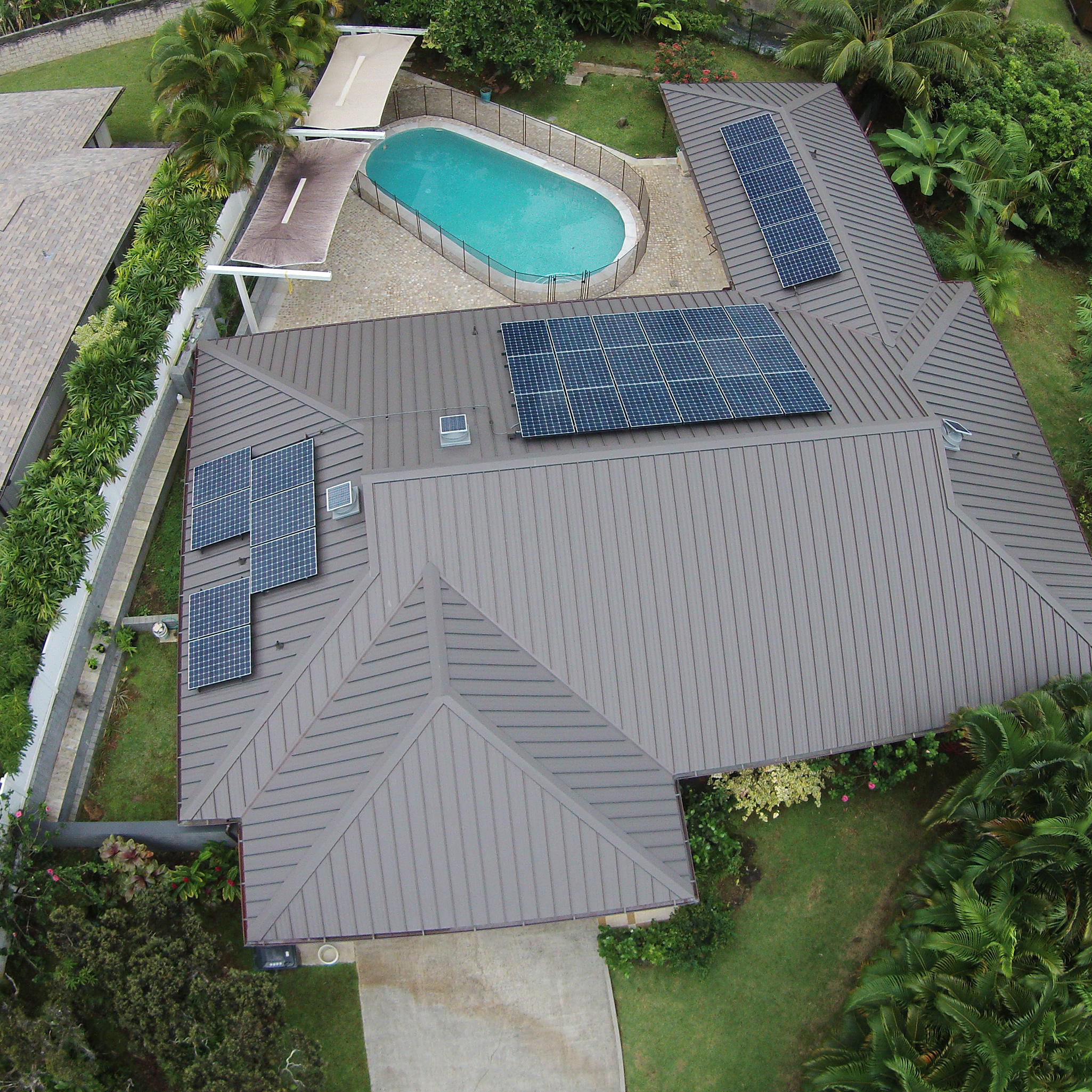 Metal Re-roofing project from tory's roofing